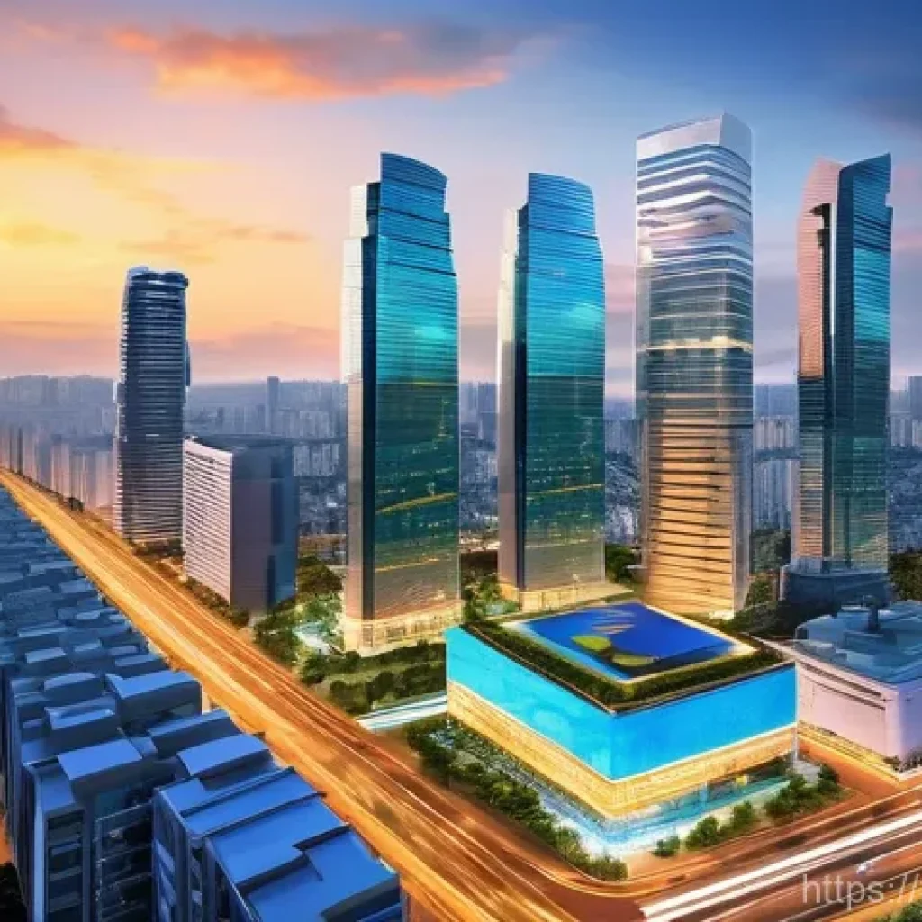 공인중개사와 지역 부동산 정책 변화 연구 - **Prompt 1: "The Evolving Vietnamese Real Estate Landscape** A wide, dynamic shot of a modern Vi...