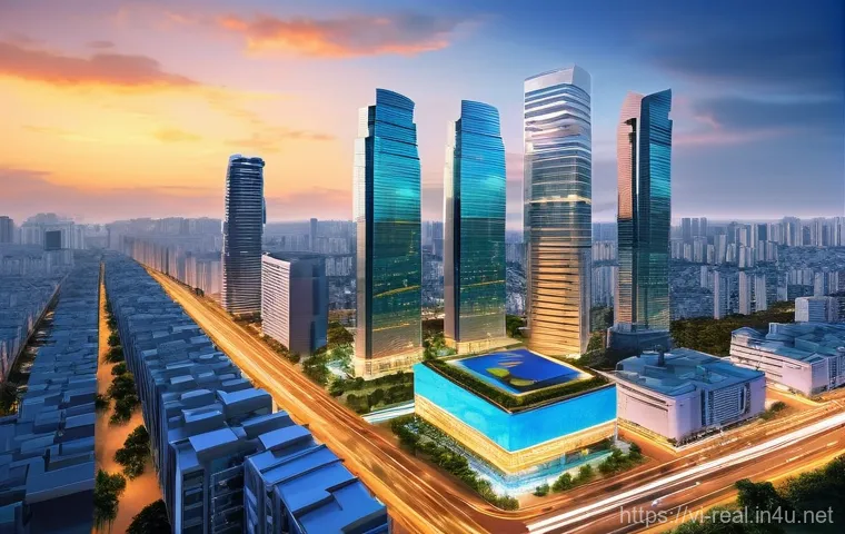 공인중개사와 지역 부동산 정책 변화 연구 - **Prompt 1: "The Evolving Vietnamese Real Estate Landscape** A wide, dynamic shot of a modern Vi...