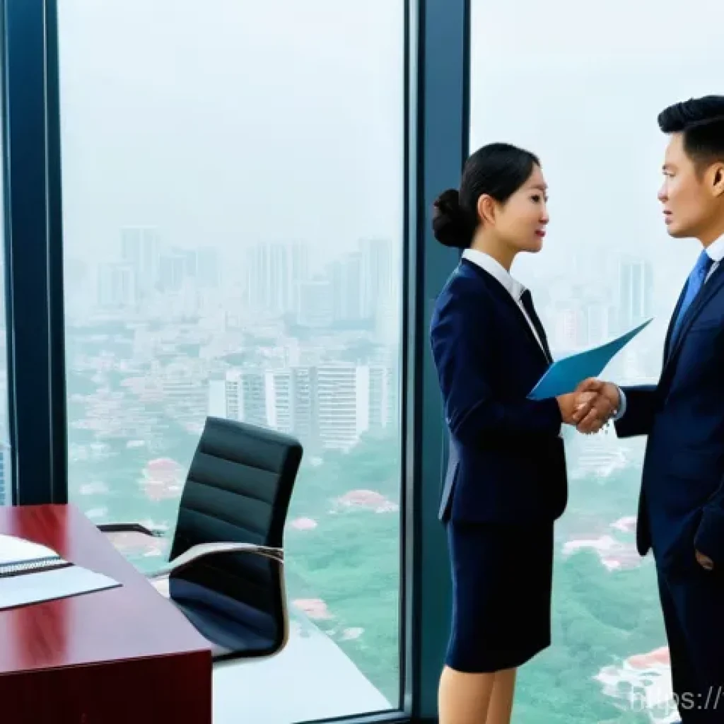 공인중개사와 부동산 정책 변화의 상관관계 - **Prompt 1: Transparency and Professionalism in Vietnamese Real Estate** A highly detailed, real...