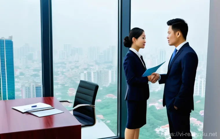 공인중개사와 부동산 정책 변화의 상관관계 - **Prompt 1: Transparency and Professionalism in Vietnamese Real Estate** A highly detailed, real...