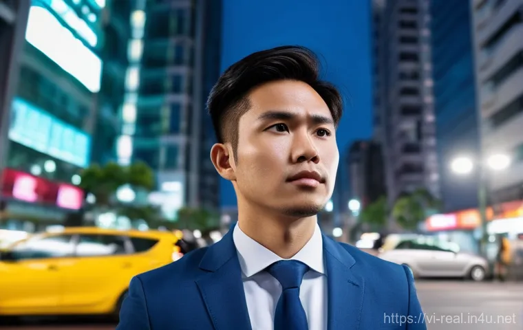 공인중개사 시험 준비와 관련된 유용한 팁 및 전략 - **Prompt:** A medium shot of a young Vietnamese real estate agent, appearing a bit lost and overwhel...