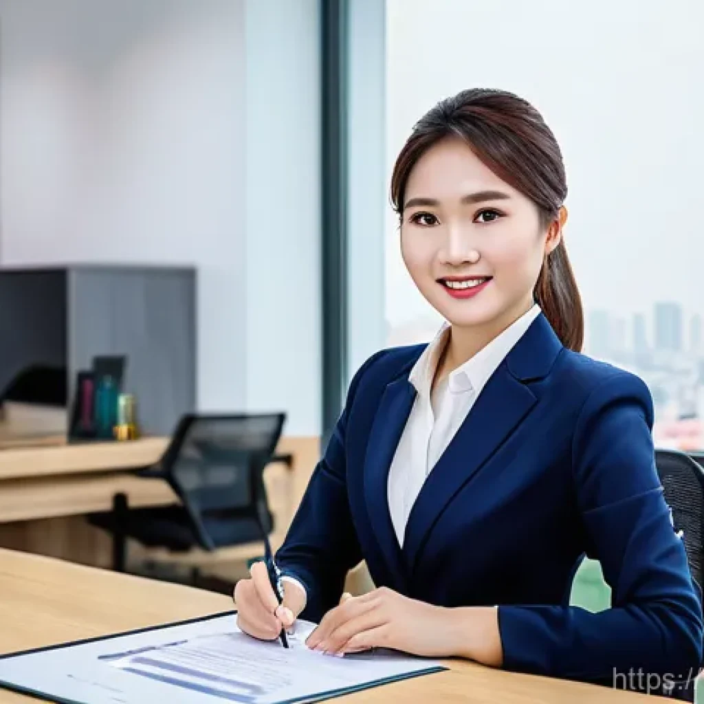 공인중개사 자격증과 지역 부동산 정책 연구 - A Professional Vietnamese Real Estate Broker** "A professional, confident young Vietnamese real esta...