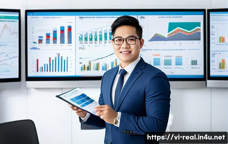 공인중개사 자격증과 관련된 사회적 가치의 활용 사례 - A professional Vietnamese real estate broker wearing smart business attire and holding a certified b...