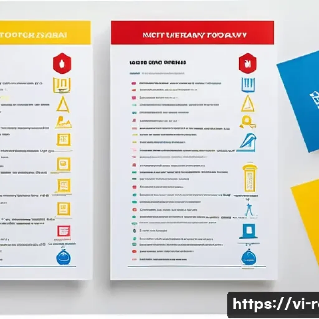 공인중개사 시험 준비를 위한 포스터 활용 - A vibrant educational poster designed for Vietnamese notary exam preparation, featuring clear sectio...