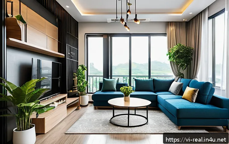 공인중개사로 부동산 컨설팅 성공 사례 - A modern urban apartment interior designed for young Vietnamese professionals and small families, fe...
